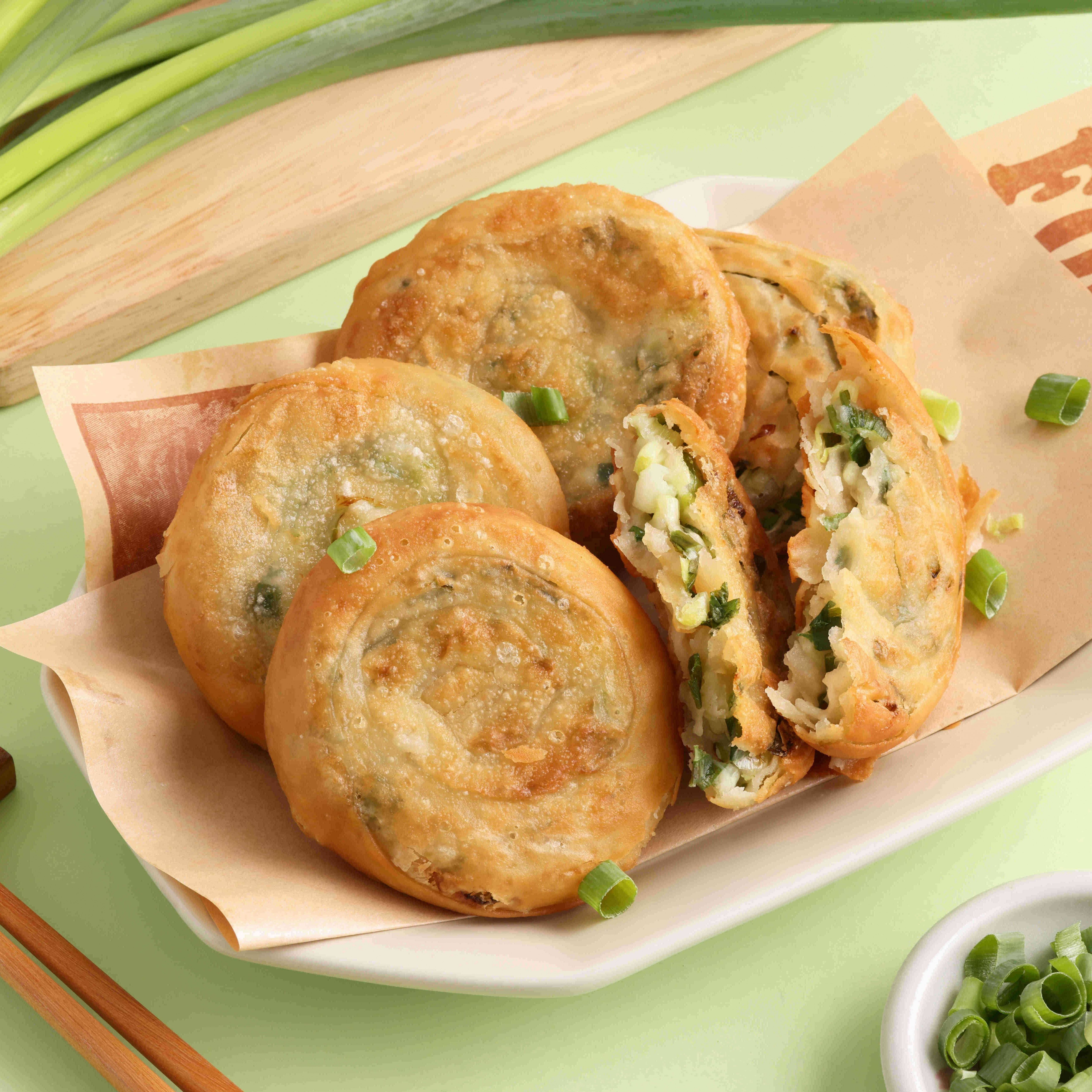 【五辛素】小蔥酥餅 (10片入)