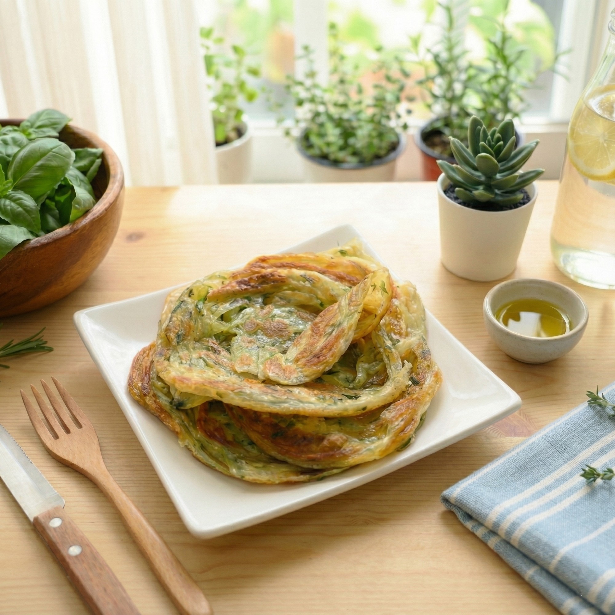 【純素】九層塔抓餅 (10片入)